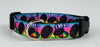 Oreo dog collar handmade adjustable buckle collar 5/8" wide or leash fabric - Furrypetbeds
