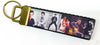 Elvis Key Fob Wristlet Keychain 1"wide Zipper pull Camera strap handmade - Furrypetbeds