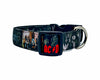 ACDC dog collar  handmade adjustable buckle collar 1" wide  Rock N Roll Petcollarshandmade