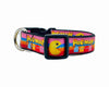 Pacman dog collar handmade adjustable buckle 1"or 5/8"wide or leash Game Pink Petcollarshandmade