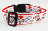Betty Boop dog collar handmade adjustable buckle collar 1" wide or leash Petcollarshandmade