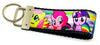 My Little Pony Key Fob Wristlet Keychain 1 1/4"wide Zipper pull Camera strap - Furrypetbeds