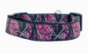 Camo dog collar handmade adjustable buckle 1" wide or leash Girly Pink Petcollarshandmade