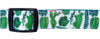 Cactus dog collar handmade adjustable buckle collar 5/8"wide or leash Petcollarshandmade