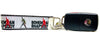 Queen Freddie Mercury Key Fob Wristlet Keychain 1"wide Zipper pull Camera strap - Furrypetbeds