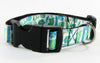 Cactus dog collar handmade 12.00 all sizes adjustable buckle collar 1"wide leash - Furrypetbeds