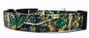 Camo dog collar handmade adjustable buckle 1"or 1/2" wide or leash hunting Petcollarshandmade