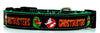 Ghostbusters dog collar handmade adjustable buckle 5/8" wide or leash Movie Petcollarshandmade