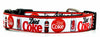 Diet Coke dog collar handmade adjustable buckle 5/8" wide or leash soda pop Petcollarshandmade
