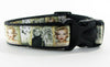 Marilyn dog collar handmade $12.00 adjustable buckle collar 1" wide leash fabric - Furrypetbeds