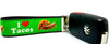 I Love Tacos Key Fob Wristlet Keychain 1"wide Zipper pull Camera strap handmade - Furrypetbeds