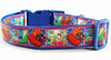 Candy Crush dog collar handmade adjustable buckle collar 1" wide or leash $12 - Furrypetbeds