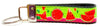Watermelon Key Fob Wristlet Keychain 1"wide Zipper pull Camera strap handmade - Furrypetbeds