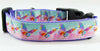 Butterflies dog collar,handmade, adjustable,buckle collar,1" wide, leash - Furrypetbeds