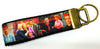 I Love Lucy Key Fob Wristlet Keychain 1"wide Zipper pull Camera strap - Furrypetbeds