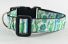 Cactus dog collar handmade 12.00 all sizes adjustable buckle collar 1"wide leash - Furrypetbeds