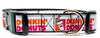 Dunkin Donuts dog collar handmade adjustable buckle 1"or 5/8" wide or leash Petcollarshandmade