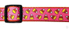 Halloween Candy Corn dog collar handmade adjustable buckle 1"wide or leash Petcollarshandmade