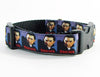 Dracula dog collar handmade adjustable buckle collar 1" wide or leash Petcollarshandmade