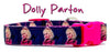 Dolly Parton dog collar handmade adjustable buckle 1" or 5/8" wide or leash Petcollarshandmade