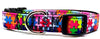 Autism Awareness dog collar handmade adjustable buckle collar 5/8" wide Petcollarshandmade