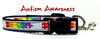 Autism Awareness cat or small dog collar 1/2"wide adjustable handmade Or leashes - Furrypetbeds