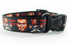 Chucky dog collar handmade adjustable buckle 1" wide or leash Petcollarshandmade