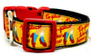 NO PLACE LIKE HOME dog collar handmade adjustable buckle collar 1"wide or leash - Furrypetbeds