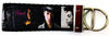 Prince Key Fob Wristlet Keychain 11/4"wide Zipper pull Camera strap - Furrypetbeds