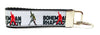 Queen Freddie Mercury Key Fob Wristlet Keychain 1"wide Zipper pull Camera strap - Furrypetbeds