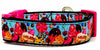 Ice Cream dog collar handmade adjustable buckle collar 1" wide or leash Petcollarshandmade