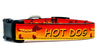 Hot Dog Dachshunds dog collar handmade adjustable buckle 5/8" wide or leash Petcollarshandmade