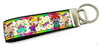 Rugrats Key Fob Wristlet Keychain 1"wide Zipper pull Camera strap handmade - Furrypetbeds
