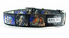 Beetlejuice dog collar handmade adjustable buckle collar 1" or 5/8"wide or leash Petcollarshandmade