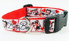 Betty Boop dog collar handmade adjustable buckle collar 1" wide or leash Petcollarshandmade