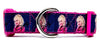 Dolly Parton dog collar handmade adjustable buckle 1" or 5/8" wide or leash Petcollarshandmade