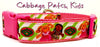 Cabbage Patch Kids dog collar handmade adjustable buckle collar 1"wide or leash - Furrypetbeds