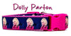 Dolly Parton dog collar handmade adjustable buckle 1" or 5/8" wide or leash Petcollarshandmade