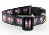 Horror dog collar handmade adjustable buckle collar 1" or 5/8" wide or leash Petcollarshandmade