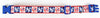 NY Yankees dog collar handmade adjustable buckle collar football 1"wide or leash Petcollarshandmade