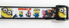 Minions dog collar handmade adjustable buckle collar 1" wide or leash fabric - Furrypetbeds