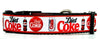 Diet Coke dog collar handmade adjustable buckle collar 1"or 5/8" wide or leash Petcollarshandmade