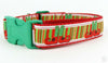 Christmas dog collar Elf shoes handmade adjustable buckle collar 1" wide Petcollarshandmade