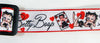 Betty Boop dog collar handmade adjustable buckle collar 1" wide or leash Petcollarshandmade