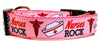 Nurses Rock dog collar handmade adjustable buckle collar 1" wide or leash - Furrypetbeds
