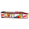 Bart Simpson dog collar handmade adjustable buckle 5/8" wide or leash TV show Petcollarshandmade