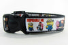 Minions dog collar handmade adjustable buckle collar 1" wide or leash fabric - Furrypetbeds
