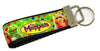 Muppets Key Fob Wristlet Keychain 1 1/4"wide Zipper pull Camera strap handmade - Furrypetbeds