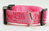 Princess Dog collar handmade adjustable buckle collar 1" wide or leash Pink $12 - Furrypetbeds