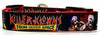 Killer Klowns dog collar handmade adjustable buckle collar 1" wide or leash - Furrypetbeds